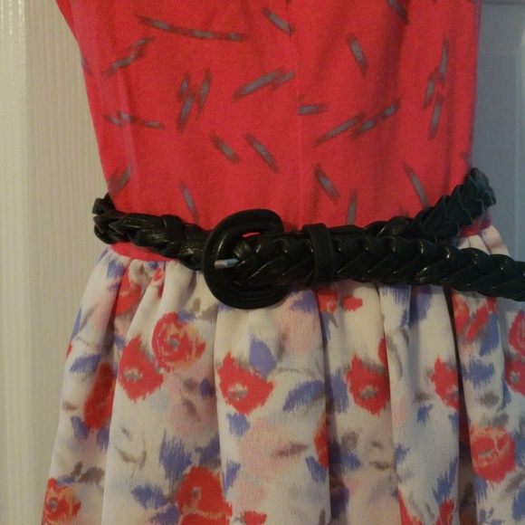 Printed party/wedding Dress size M - Picture 2 of 2